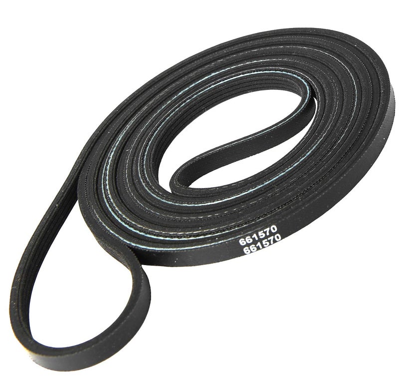 Seentech 661570 Dryer Drum Belt - Compatible with Whirlpool & Kenmore Dryers - Replaces Part Numbers 661570V AP5983729 3387610 3389728 3393999 339728 661570VP PS11722115 - Image 1